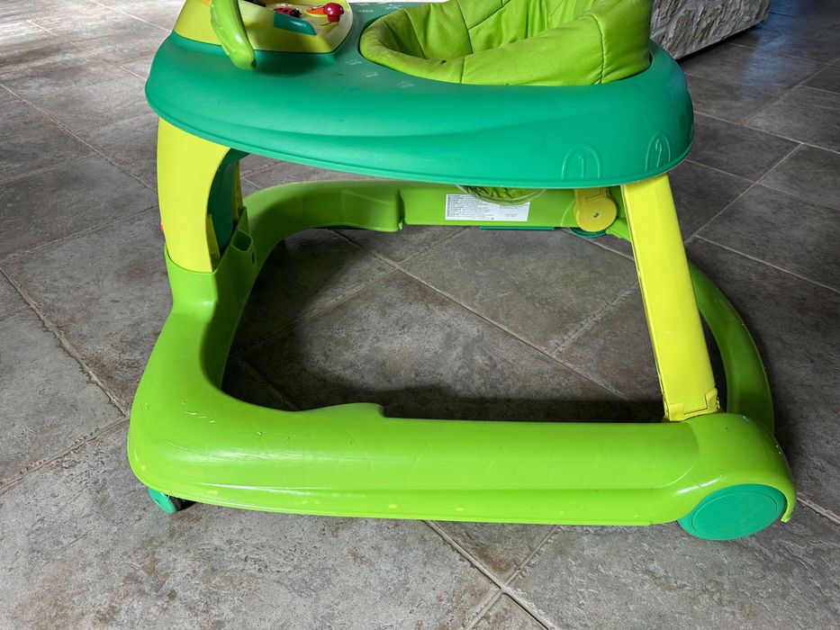 Chicco Бебешка проходилка 3 в 1 Baby Walker 123 Green