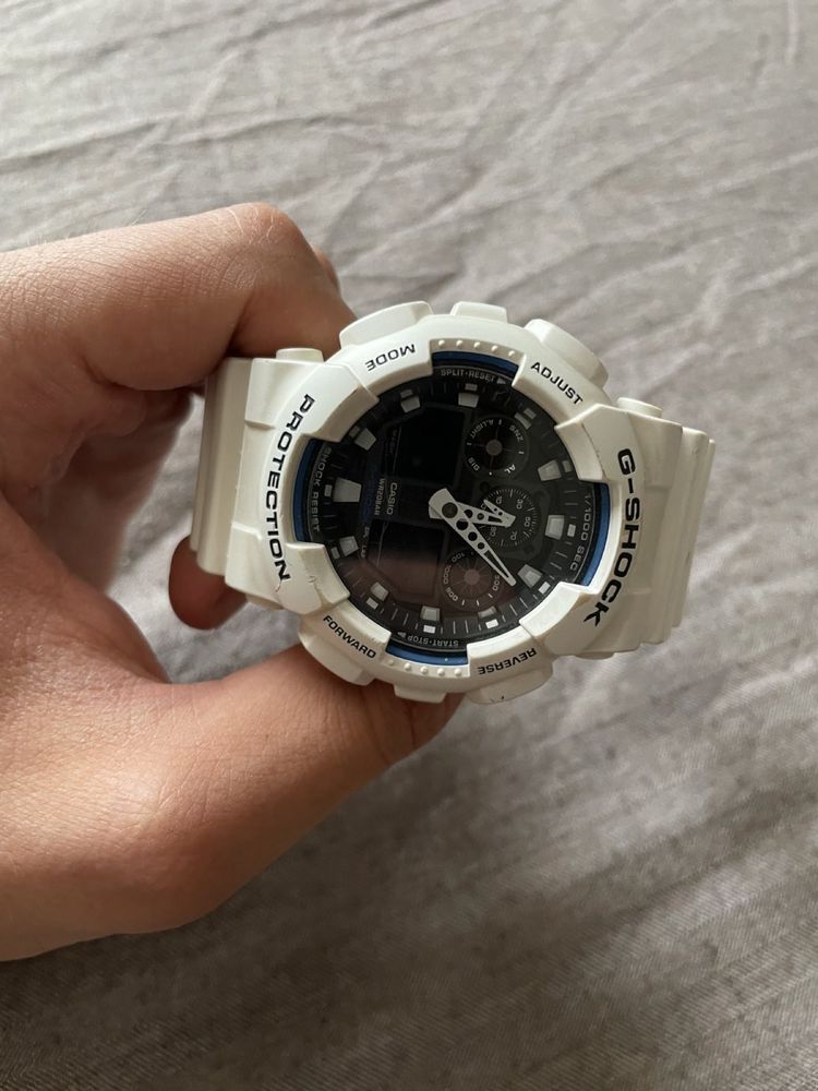 G-shock GA100B бял