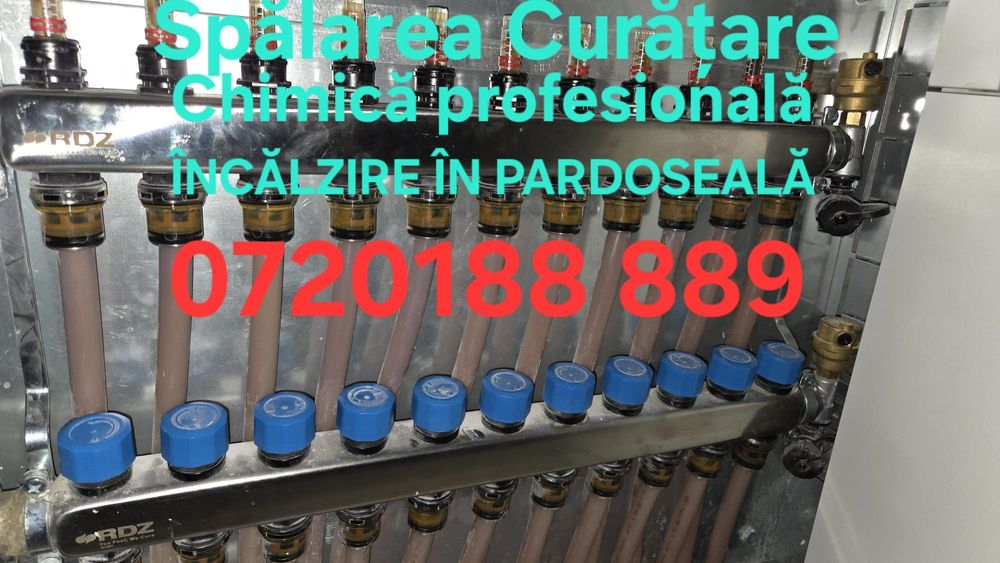 Spălare Curățare Chimică Încălzire în Pardoseală