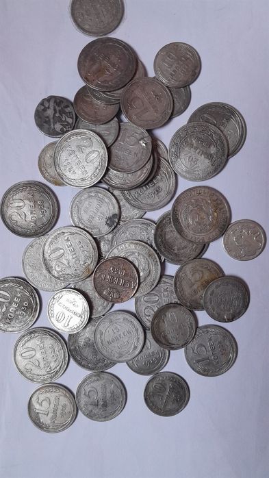 Оптом серебряные манеты