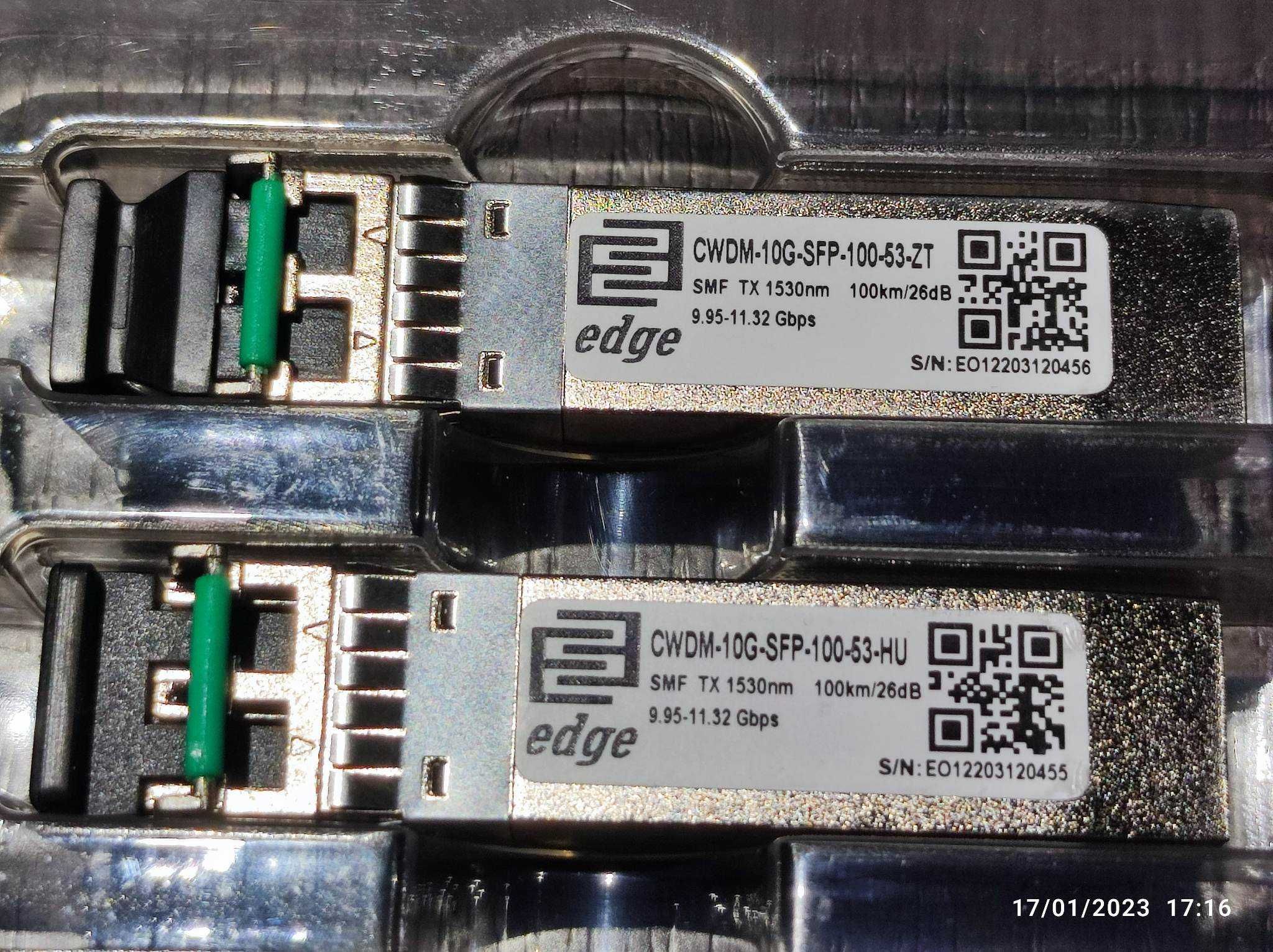 SFP+ 10G CWDM 1530nm. 100km/26dB