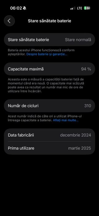 Vand iphone 16pro 128gb