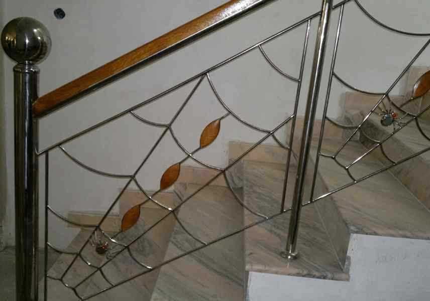Balustrade din inox cu lemn,scara din lemn ,lemn inox ,lemn,inox