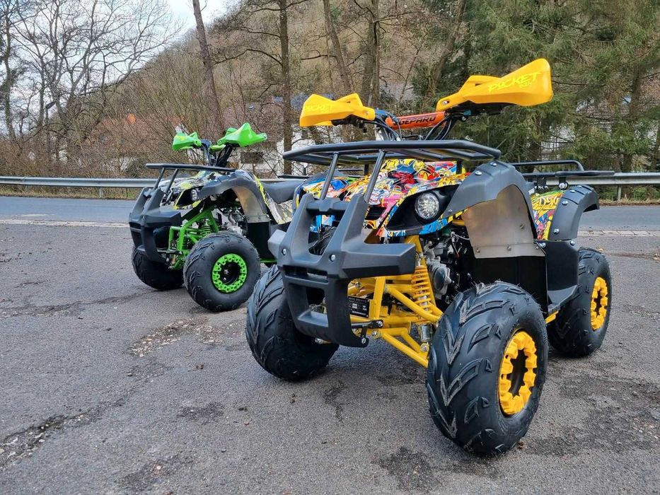 ATV 125CC NOU Toronto RG7 A Sport Nitro Motors  Graffiti-Galben