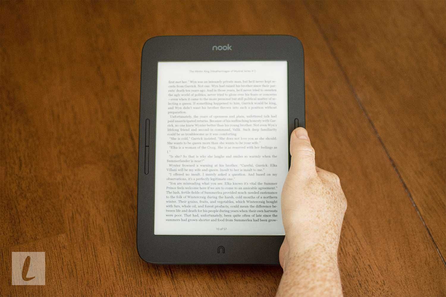 Электронная книжная читалка ридер  NOOK GlowLight 7.8" (kindle)