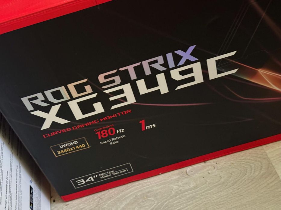 Asus Rog Strix XG349C 34” monitor gaming UW QHD sigilat