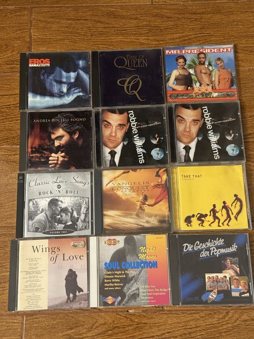CD lot vinil vinyl disc caseta