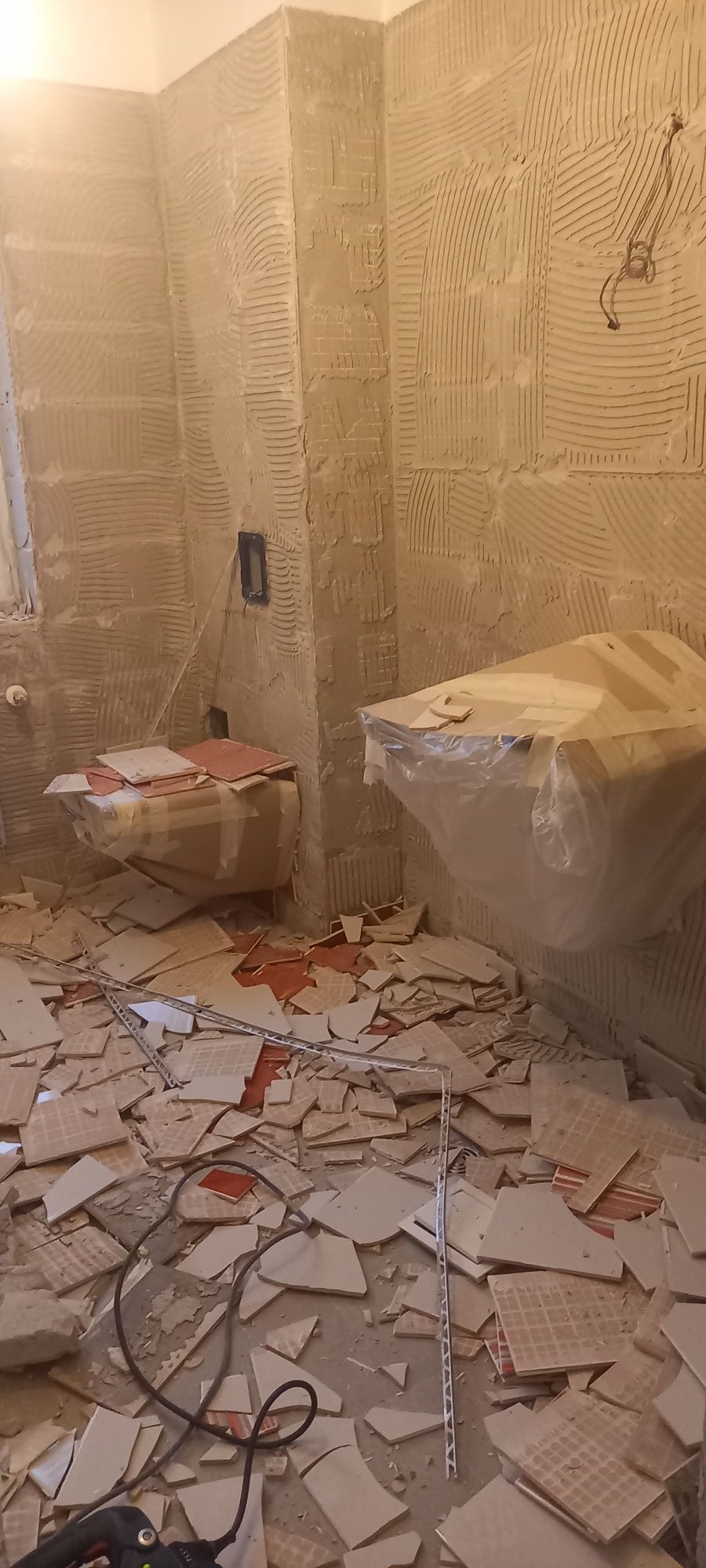 Pregătit apartamente pt renovare Taiere Decupare pereți beton armat