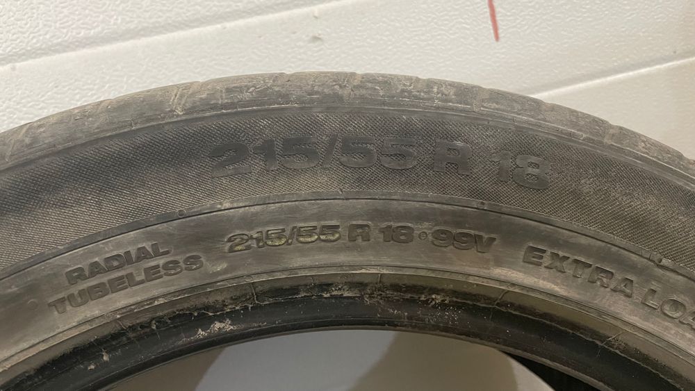 Продам Резина 215/55 R18 б/у