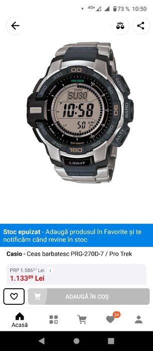 Casio pro trek PRG-270D
