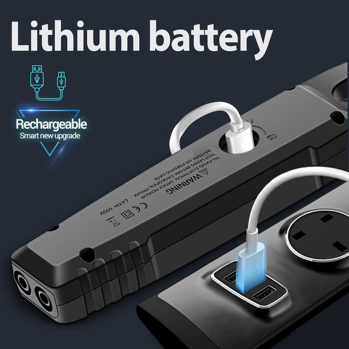 ANENG мултицет клещи U-образен, цветен LCD, акумулаторен