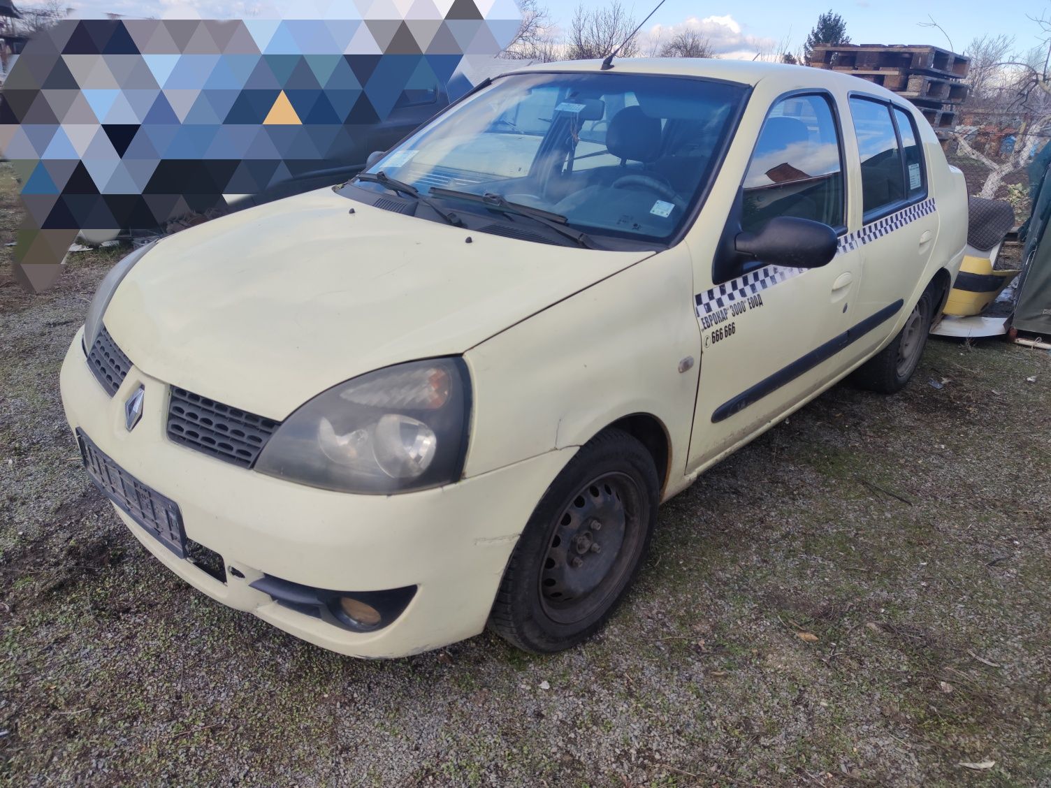 Renault symbol 1.4 75/рено клио 1.4 75к.с газ на части