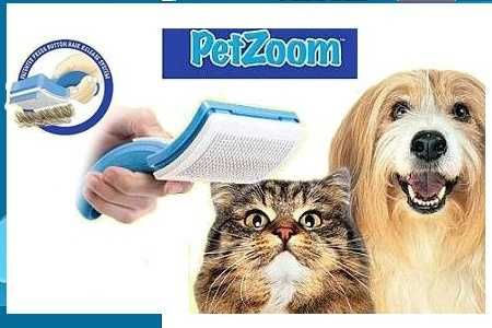 Pet Zoom!Самопочистваща четка,гребен,тример за животни,кучета, котки