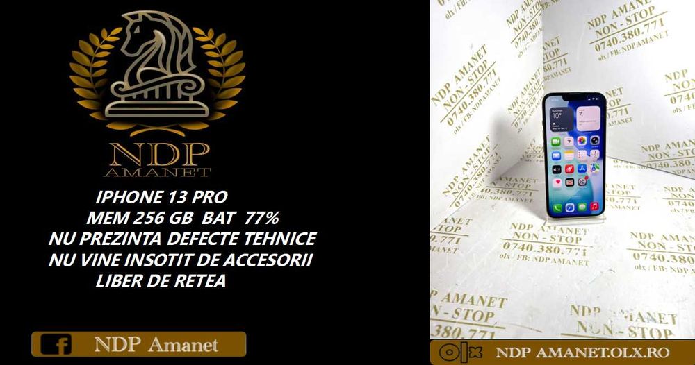 NDP Amanet Calea Mosilor 298 IPHONE 13 PRO ( 43846)