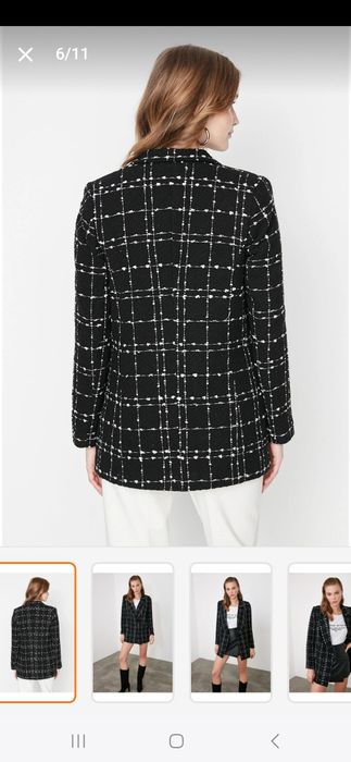 Женский твидовый пиджак