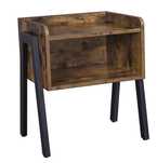 Noptiera cu compartiment de depozitare frontal deschis, 42x35x52,maro