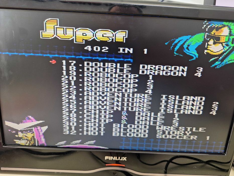 402 jocuri caseta discheta galbena clasica cu jocuri pentru consola TV