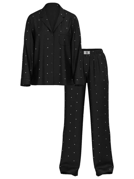 Pijama satinata cu strasuri Victoria,s Secret originala