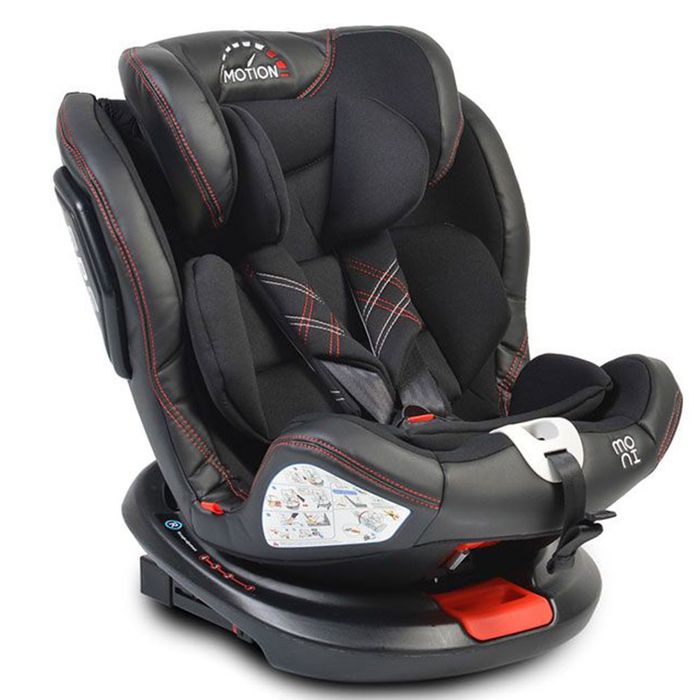 МОНИ Стол за кола 0-36 кг. MOTION ISOFIX 360° ЧЕРЕН