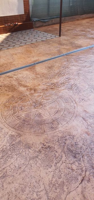 Beton amprentat  si elicopterizat