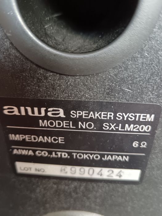 Boxe AIWA 6ohmi 50w