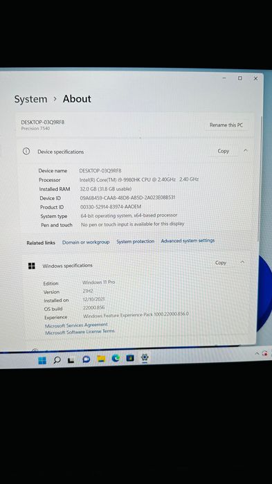 10 Laptop Dell 7540 si 22 monitoare Asus XG27UQ - vanzare si la bucata