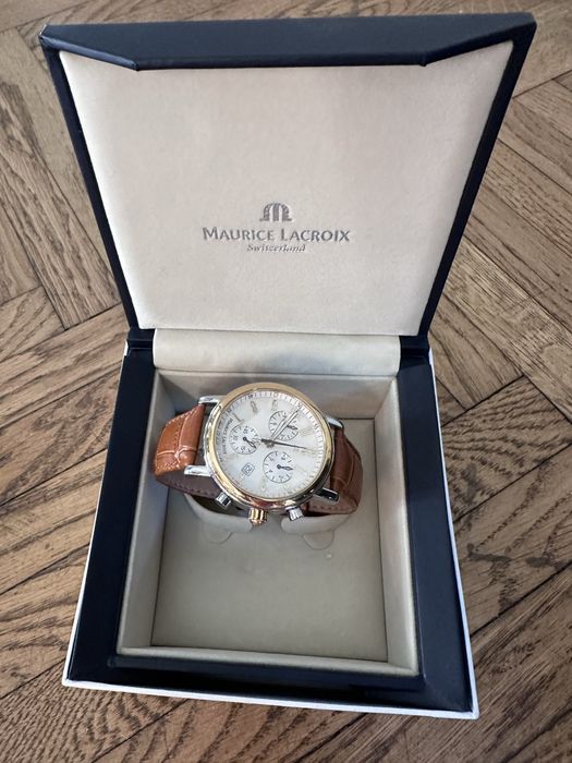 Maurice Lacroix Les Classiques – Aur/Oțel, Cronograf, Dată, Tahimetru