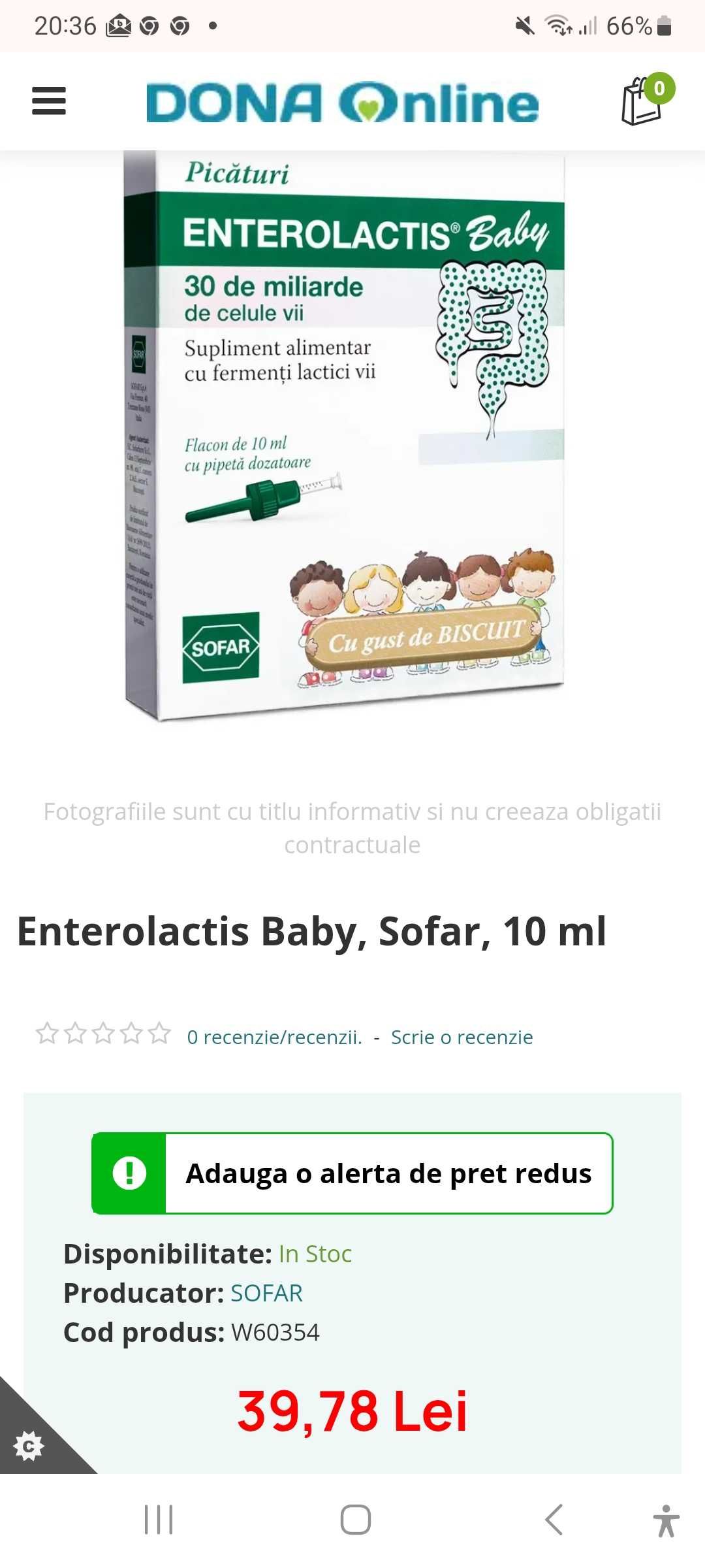 Probiotic Enterolactis baby