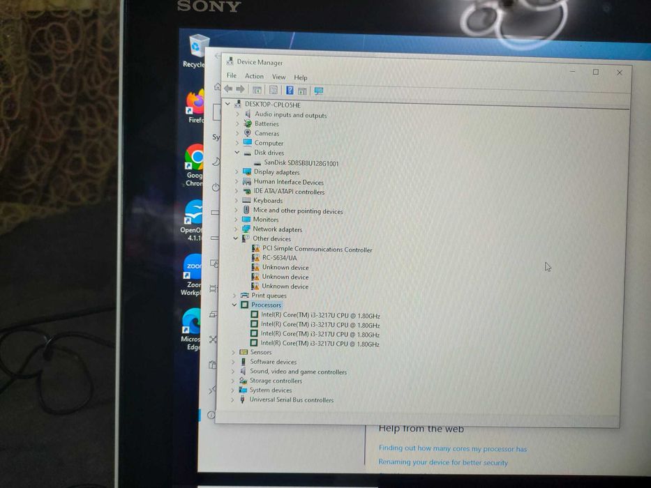 de vanzare calculator all in one Sony Vaio SVJ202 20″ Touchscreen  i3