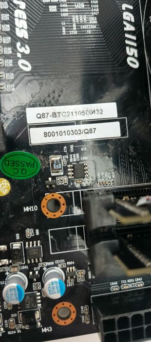 материнская плата Q87-BTC готовый комплект.