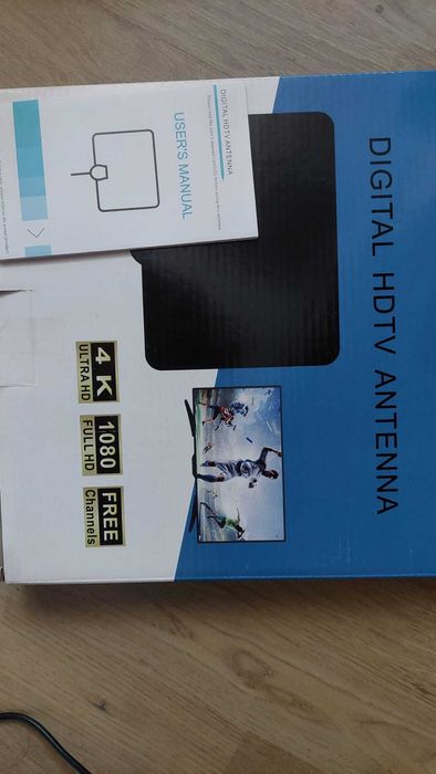 Вътрешна HDTV антена.  Телевизионна антена, 25DBI High Gain 4K 1080P