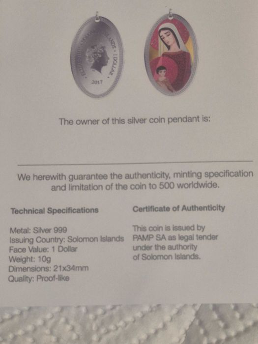 Рядък медальон-монета