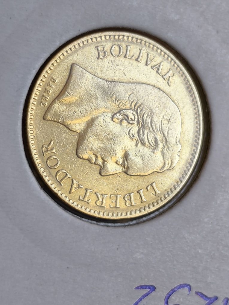 20 боливара 1880 год, " Симон Боливар"Венецуела , злато 6.45 гр,21.6 к