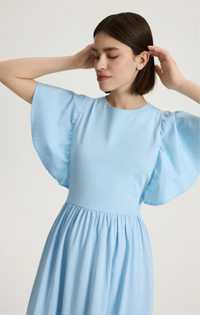 Rochie Reserved albastru deschis baby blue