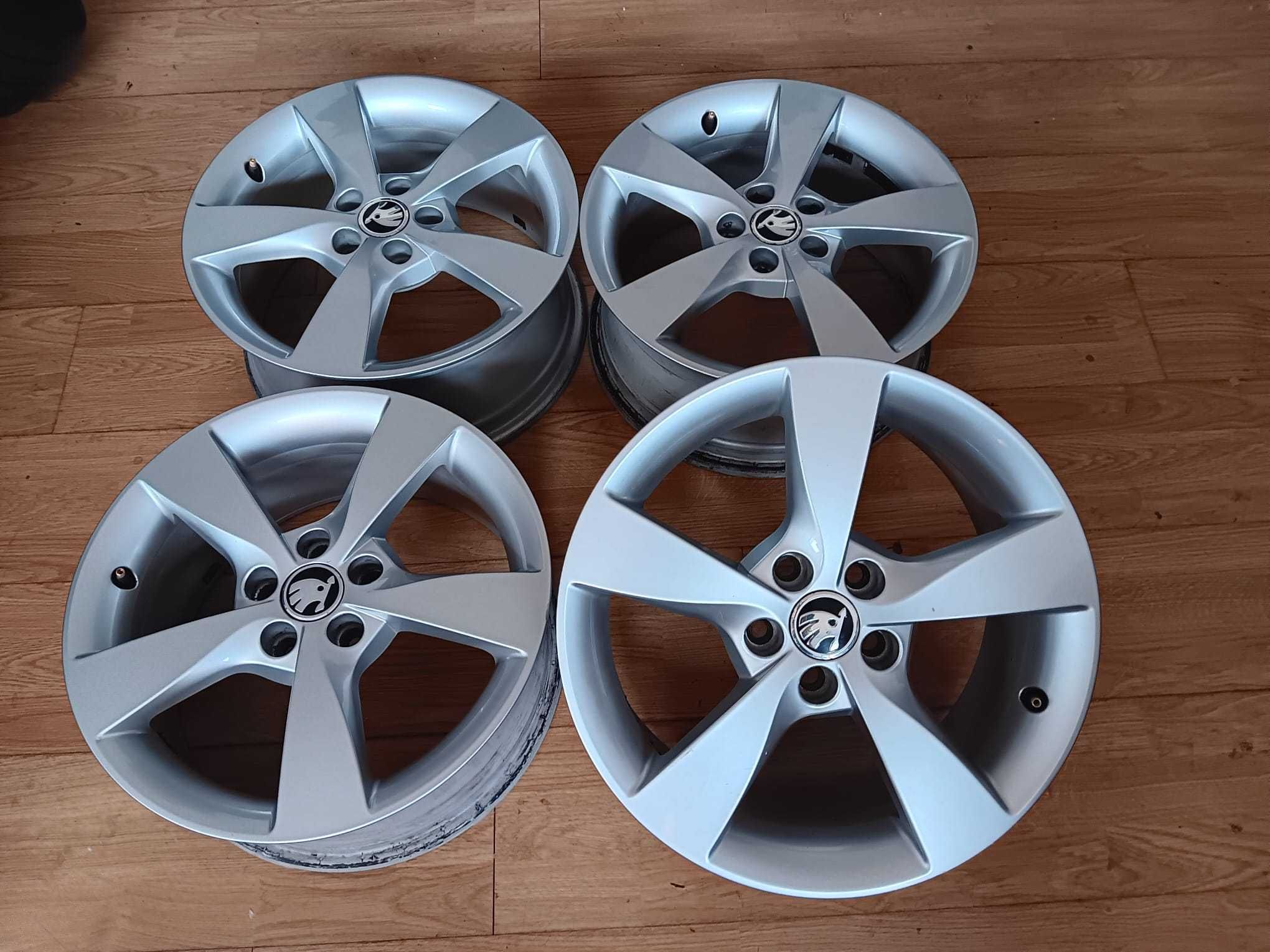 Jante 16 Skoda Rapid, originale 5x100 cod 5JA601025A