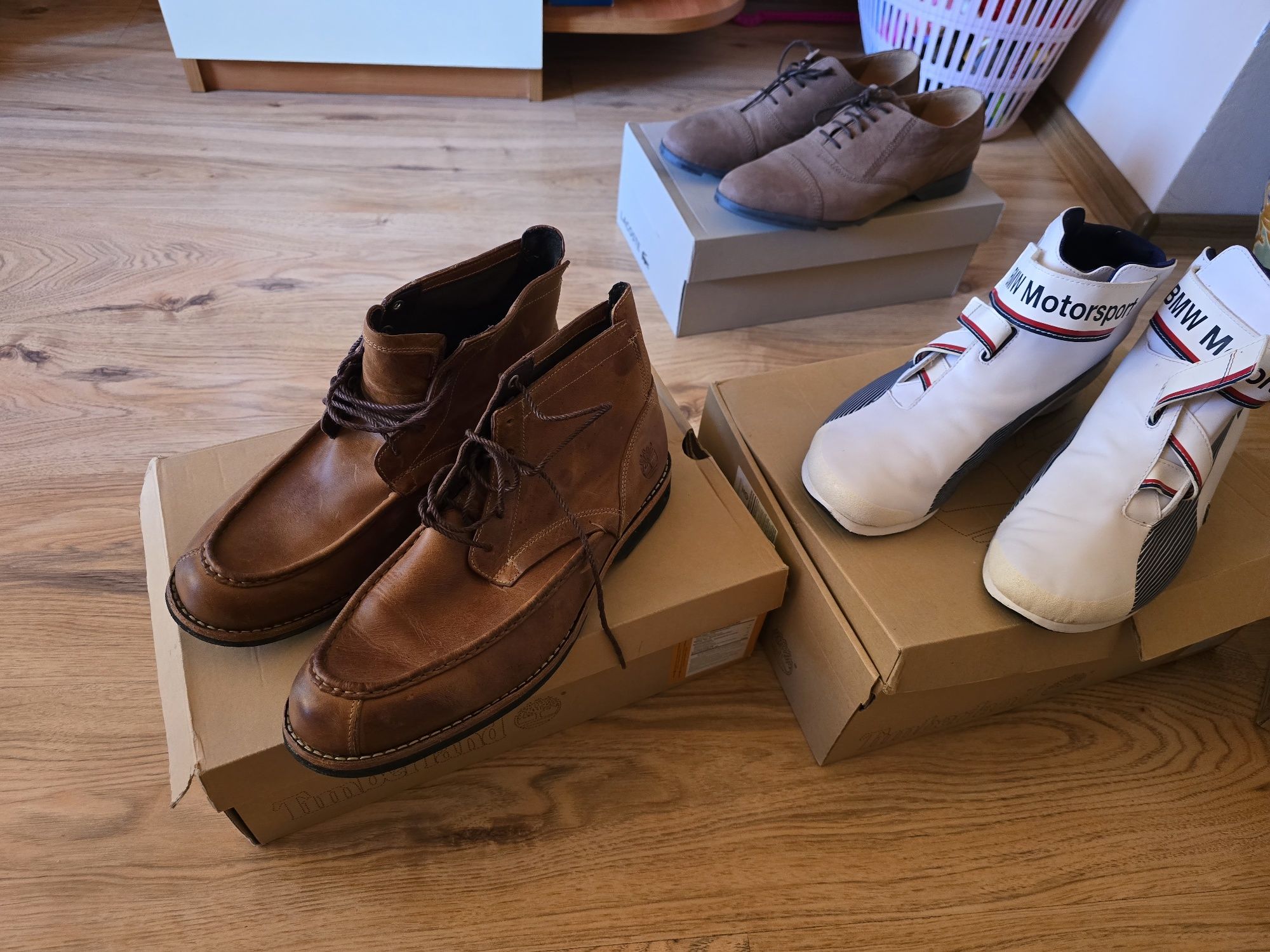 Timberland, Puma, Luciano Bellini, Armani,  Nickels 42 - 44 размер