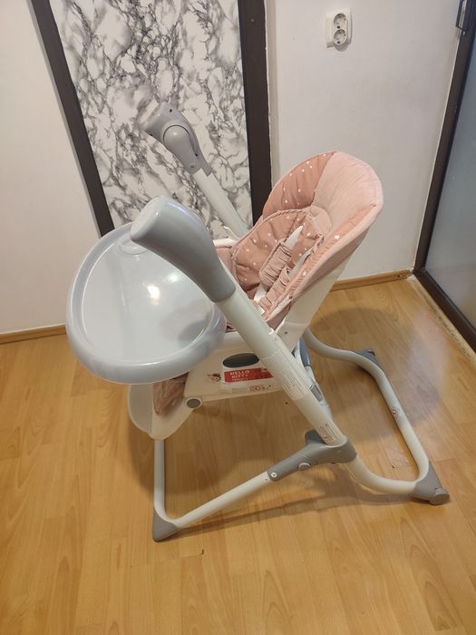 Vând leagan 2in1 cu masuta de hrănit bebelușul