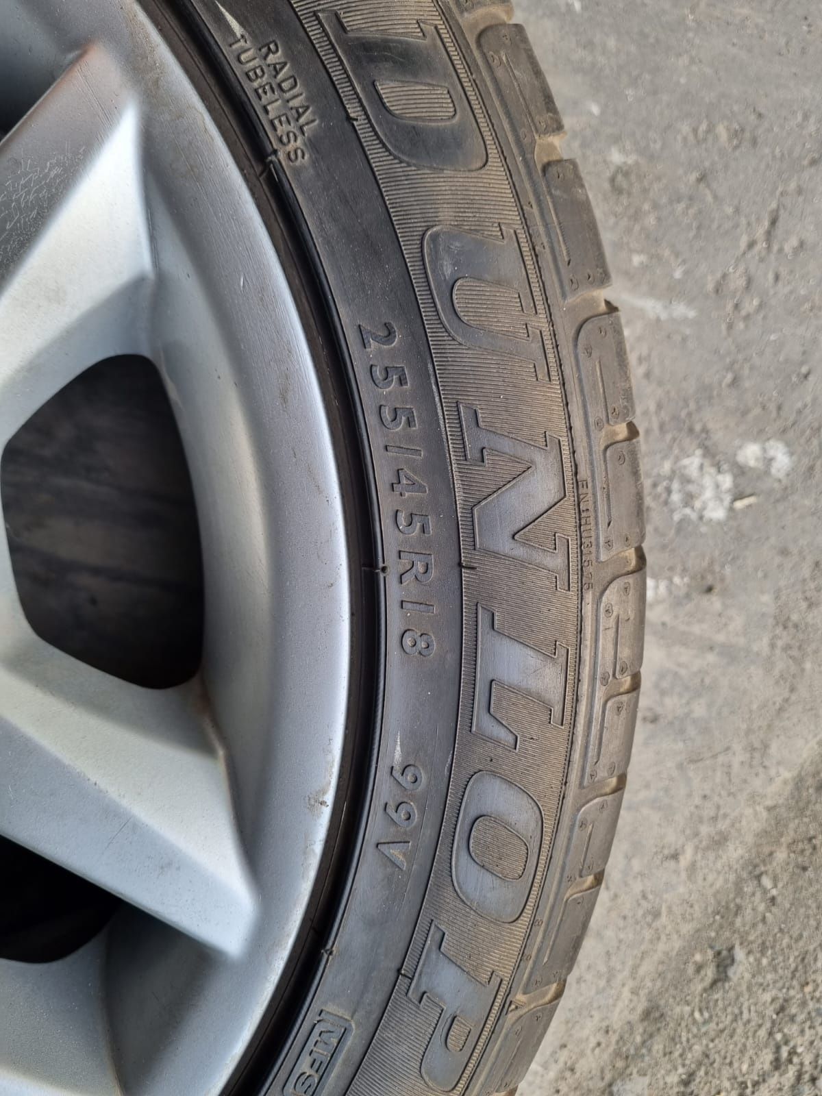 Janta originală BMW X3 E83 M paket 18 toli, spate c anvelopa 255 45 18