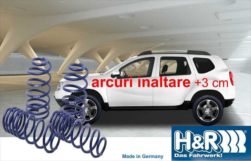 Arcuri inaltatoare DACIA DUSTER cu inaltare +30 mm, arcuri H&R 28935-1