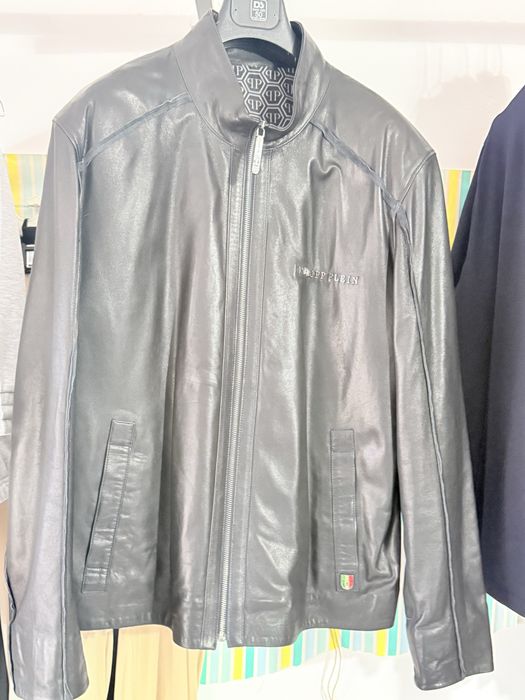 Geaca piele Philipp Plein