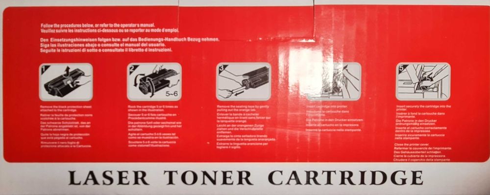4 Cartuse toner color CB540A CE320A CF210A (black cyan yellow magenta)