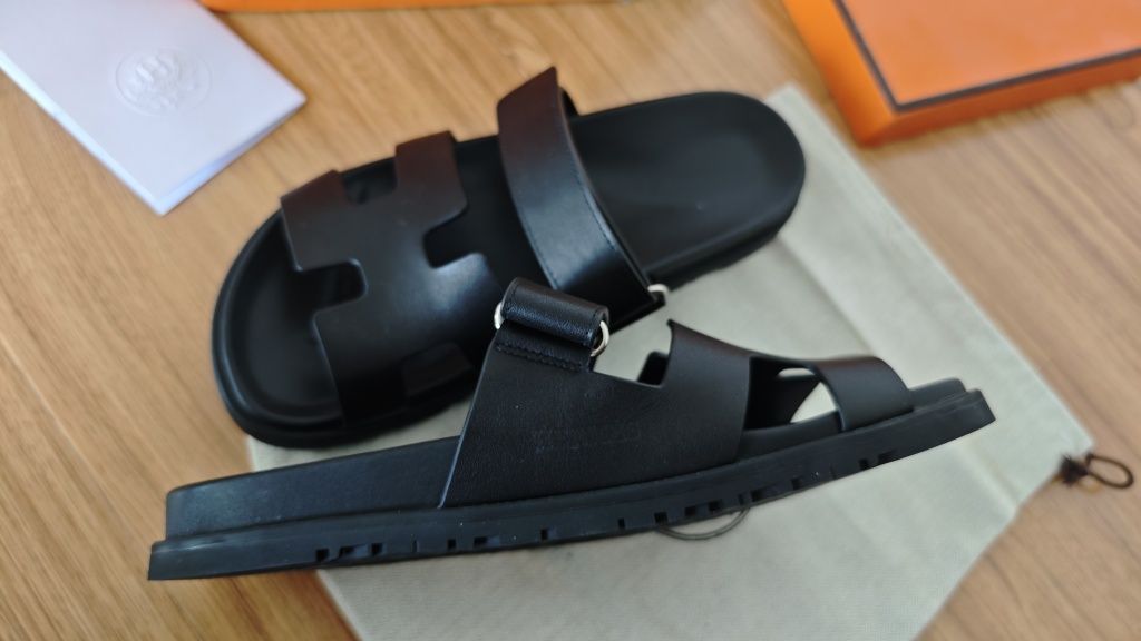 Papuci Hermes piele 41-42