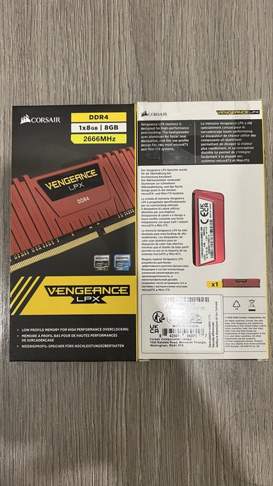 Оперативная память Corsair Vengeance LPX 8GB (DDR4, 2666MHz)