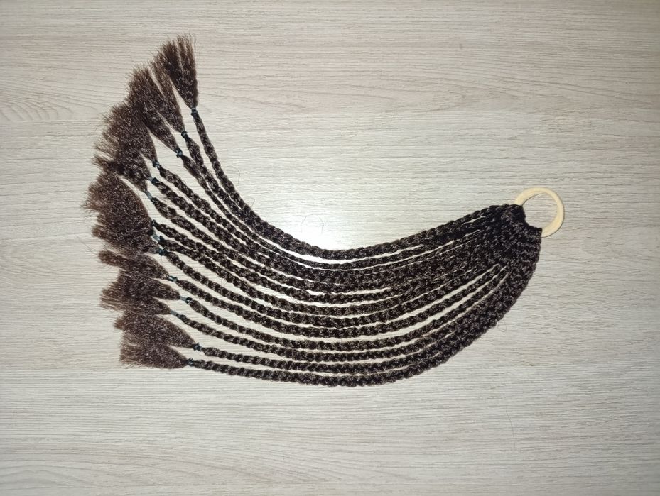 Съемные афрохвосты натуральных оттенков