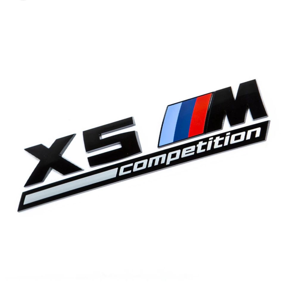 Emblema X5M Competition / Accesorii auto BMW / Sticker Stema Sigla