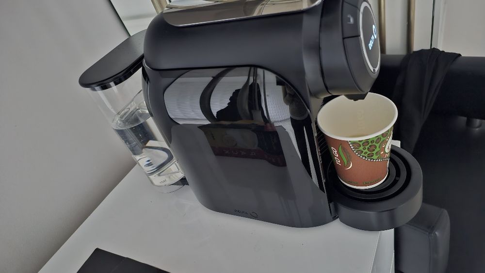 Aparat de cafea cu capsule, Delta Q, 1200W, 1.1L, Negru
