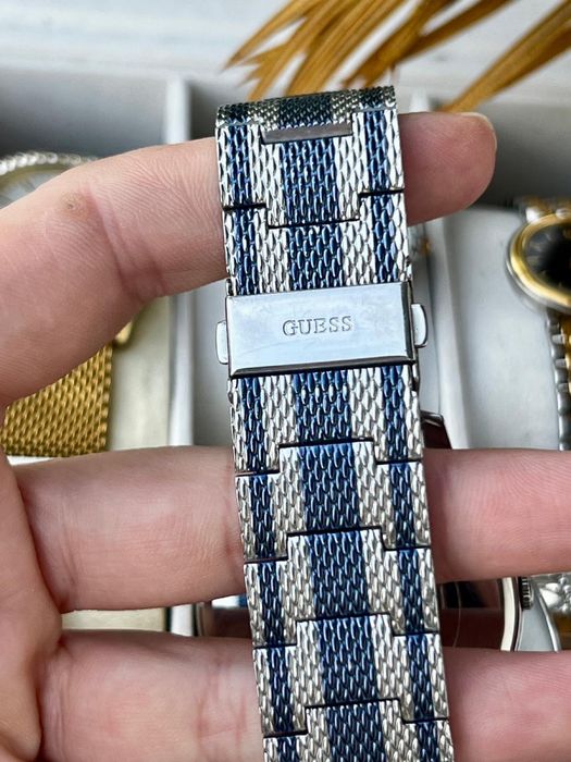 Ceas bărbătesc Guess Blue Mesh