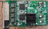 2-х и 4-х портовые PCI-E сетевые карты для серверов, PCI-E 4X