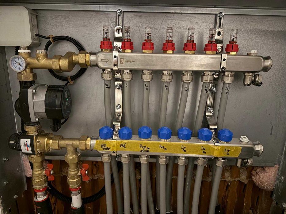 Incalzire in pardoseala cu automatizari smart si control internet