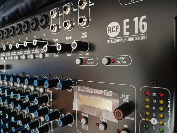 RCF E 16 Mixer analog
